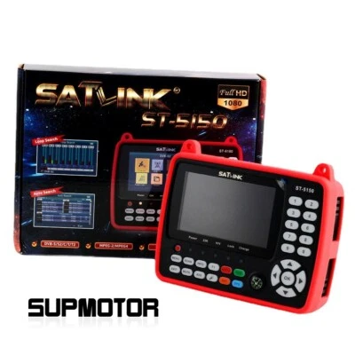 ST-5150 DVB-S2/T2/C COMBO HD cercatore di segnale TV satellitare digitale 4,3 pollici TFT sup - Immagine 1 di 4