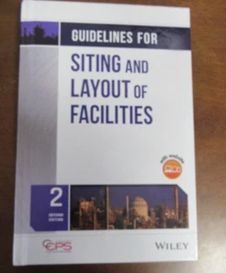 Guidelines for Siting and Layout of Facilities, Hardcover by Center for Chemi... - Picture 1 of 9