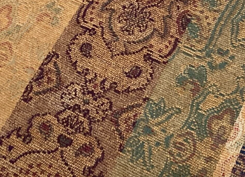 Vintage Heavy Damask Sewing Fabric 2+ yds 50" Pillows Upholstery Drapes - Image 1 of 4