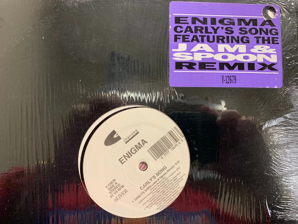 Enigma Carly's Song (Jam & Spoon Remix) 12" 1993 Charisma Y-12679 SHRINK PROMO - Image 1 of 1