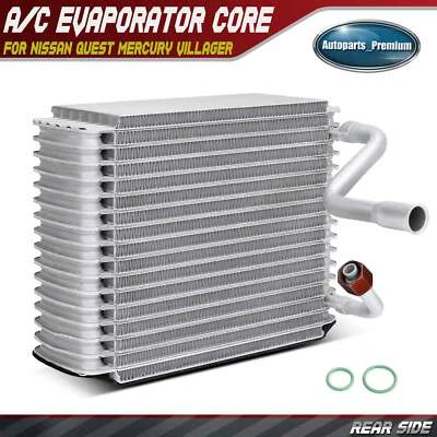 Núcleo do evaporador de ar condicionado traseiro para Nissan Quest Mercury Villager 1999-2002 placa e barbatana - Imagem 1 de 4