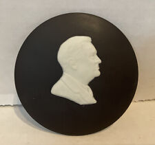 Wedgwood FDR  Black Basalt Jasperware Medallion Limited Ed  684/1000