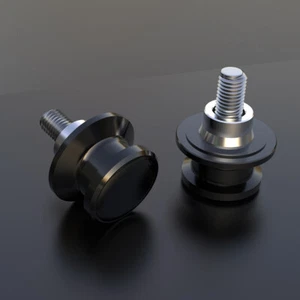 10MM Motorcycle Accessories Swingarm Sliders FOR ALL MODLE 10MM Black ALL MODLE - Picture 1 of 10