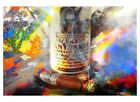24 x 18- 10 Year Pappy Van Winkle Bourbon and Drew Estate Cigar Poster Print