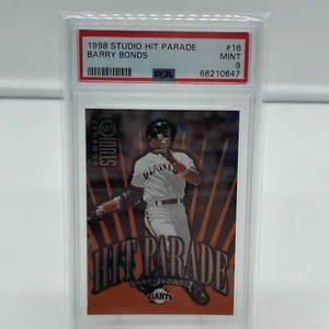 Donruss Studio Hit Parade 1998 Barry Bonds/5000 PSA 9 super bajo pop - Imagen 1 de 5