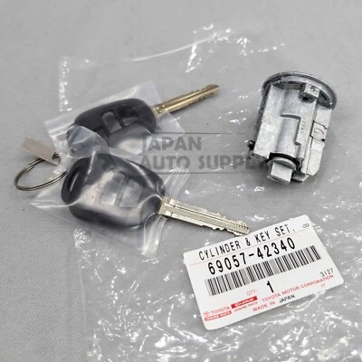 OEM ПОДЛИННЫЙ TOYOTA RAV4 4RUNNER ЗАМОК ЗАЖИГАНИЯ ЦИЛИНДР И КЛЮЧ 69057-42340 - Изображение 1 из 4