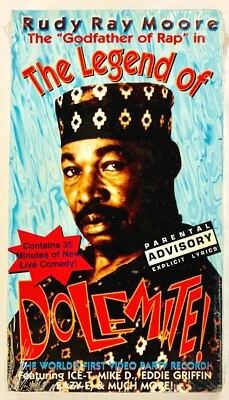 Legend of Dolemite, ThE (VHS, 1994) Rudy May Moore, Eazy E, Ice-T Rare NEW HTF - Image 1 of 4