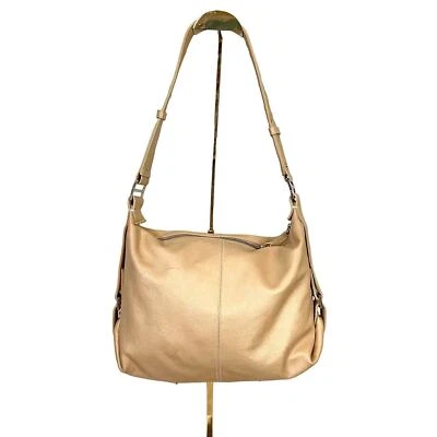 Bolso de hombro Perlina New York Hobo para mujer amarillo imitación cuero informal Foto 1 de 4