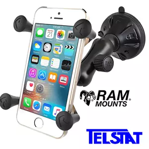 RAM Suction Cup iPhone Samsung Pixel Mount Universal X-Grip RAP-B-166-2-UN7U - Picture 1 of 2