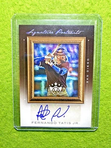 Fernando Tatis Jr AUTO HOLO SILVER #/99 AUTOGRAPH CARD 2021 Diamond Kings PADRES - Picture 1 of 24