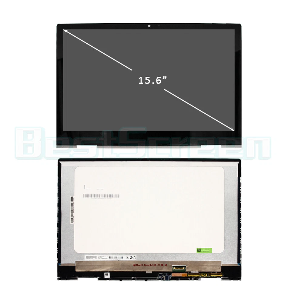 15" FHD For HP Envy X360 15T-DR000 15T-DR100 LCD Touch Screen Digitizer Assembly - Image 1 of 4