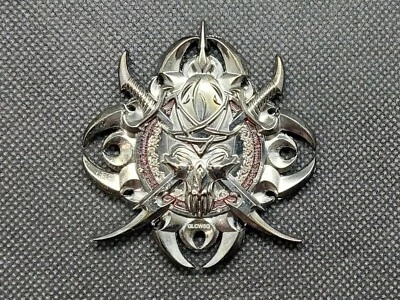 Celtic Legends Toutatis Geocoin UNACTIVATED VHTF XXXLE10 Black Nickel - Image 1 of 2