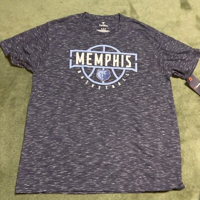 Fanatics NBA Memphis Basketball Memphis Grizzlies  XL TShirt NWT  Navy Heathered - Image 1 of 4