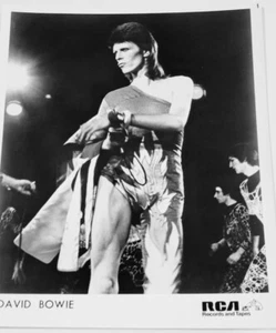 David Bowie Ziggy Stardust BxW 8x10" Photo RCA Ziggy Stardust 1972 - Picture 1 of 1