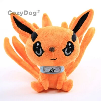 Fox Uzumaki Kyuubi Kurama Plüsch Plüsch Teddy 9" Puppe Naruto Nine-Tails - Bild 1 von 4
