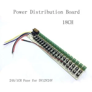 18CH Half-bridge 5V12V24V Power Supply Distribution Board Centralized Outp Plate - Picture 1 of 1