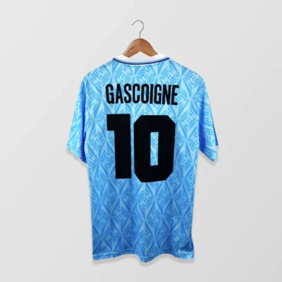 Hot Lazio Retro 1991/92 Home Shirt Jersey Gascoigne #10 Inzaghi #21 Blue  - Image 1 of 4