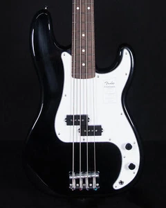 Fender Standard Precision Bass, Laurel FB, Black - Picture 1 of 10