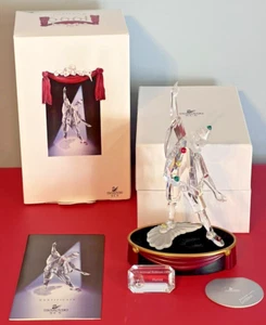 Swarovski Masquerade Pierrot Figure w/ Original Box, Plaque, Stand, COA - Picture 1 of 17