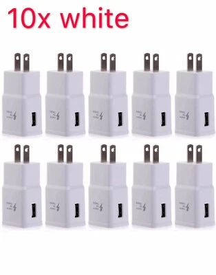 10x Adaptive Fast Charging Wall Charger For Samsung Galaxy A20E A30 A40 A50 A70  - Image 1 of 2