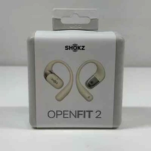 New Shokz OpenFit 2 Open Ear True Wireless Earbuds Beige T920 - Picture 1 of 5