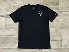 Czarna bawełniana koszulka męska Nike RF Roger Federer rozmiar L