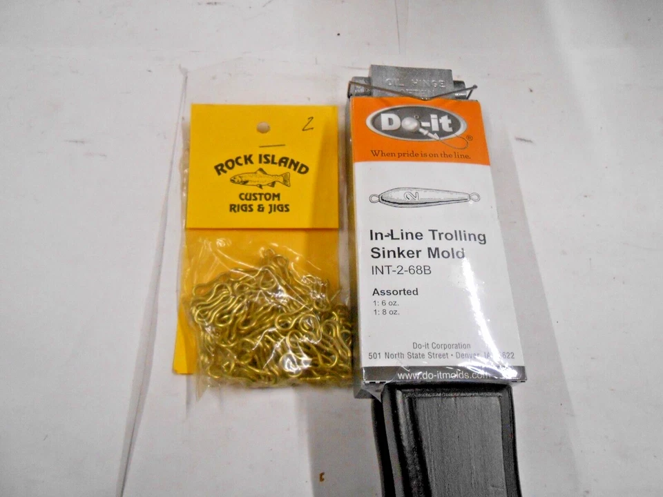 Rock Island Sports Do-it In-line Trolling Sinker Molds 3140 6 8 Oz
