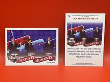 Decision 2016 ￼Debate Moments Trading Card 72 LOT OF TWO