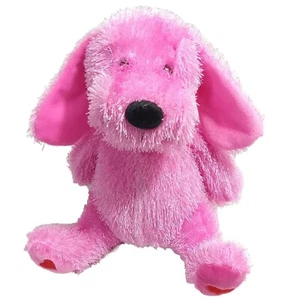 Jerry Elsner Co Valentines Pink Long Ears Dog Teddy Bear  Stuffed Animal - Picture 1 of 10