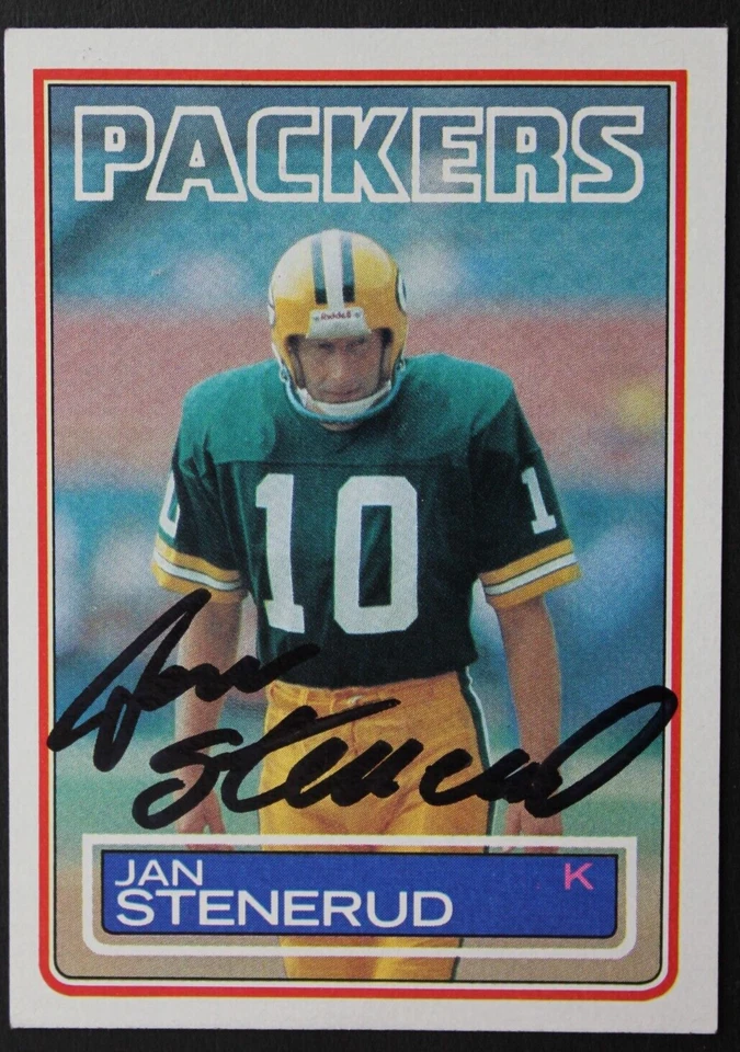 Jan Stenerud Green Bay Packers Autographed Signed 1983 Topps #85 Football Card - Image 1 of 3