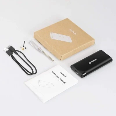 Inateck M.2 SATA Enclosure, USB 3.0 External Hard Drive Case, FE2012N - NEW - Image 1 of 4