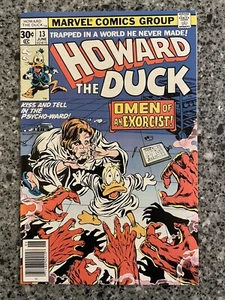 HOWARD THE DUCK #13 VF+ (Marvel 1977) 1st Full Appearance KISS - Picture 1 of 2