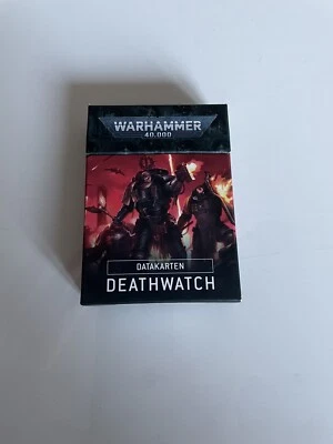 Deathwatch Datakarten Armeebuch Space Marines Codex Supplement 9. Edition - Bild 1 von 2