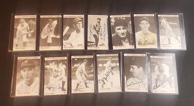 (13) 1934-35 Detroit Tigers W.S Near Team SET! ALL SIGNED(Rare 1974 TCMA) AUTOS! - Image 1 of 4