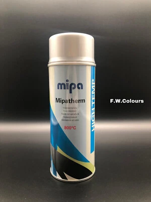 1x Mipa Mipatherm Spray silber 400ml bis 800°C hitzebeständig Thermolack Auspuff - Bild 1 von 4