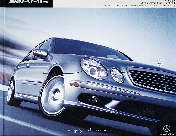 2004 Mercedes Benz AMG 32-page BIG Brochure Catalog  E55 C32 S55 SL55 G55 CL55 - Imagem 1 de 4