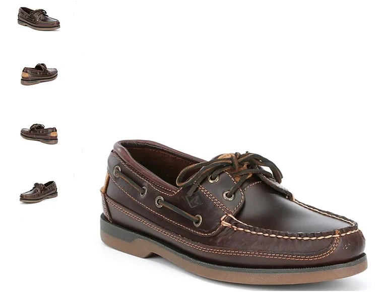 Sperry Top-Sider Mako 2 Eye Moc Amaretto Brown Boat Shoe Mens sizes 8-15/NEW MED - Image 1 of 1