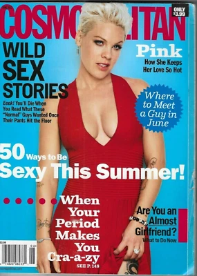 Cosmopolitan Magazine Pink Wild Love Stories Sexy Summer Fashion Relationships . Foto 1 de 4