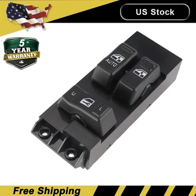 Power Window Master Control Switch For Chevy Silverado 1500 2500 3500 GMC Sierra - Imagem 1 de 4
