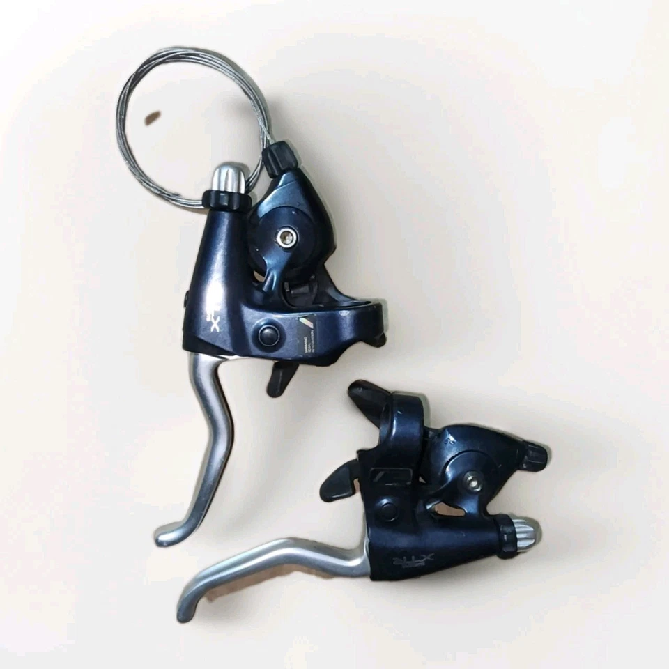 Shimano XTR ST-M900 Shifter Lever Set Rapidfire Plus SLR 8-Speed 3x8 Vintage MTB - Image 1 of 4