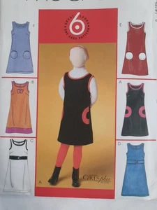 McCalls Sewing Pattern 4579 Girls Childs Dress Size 7-12 Uncut - Picture 1 of 3
