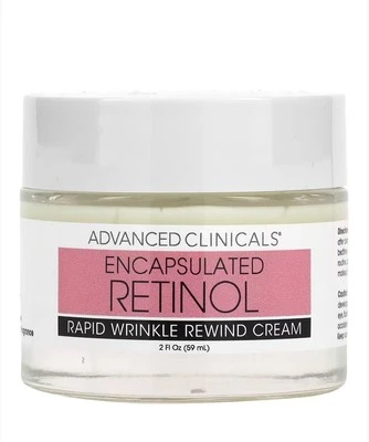 Advanced Clinicals - Encapsulated Retinol, Rapid Wrinkle Rewind Cream, Fragra...