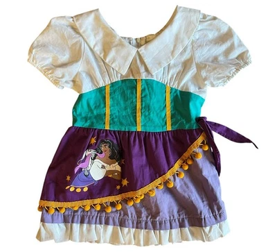 RARE 90s NWT DISNEY Hunchback of Notre Dame Esmeralda Costume Dress 4T NOS USA - Image 1 of 4