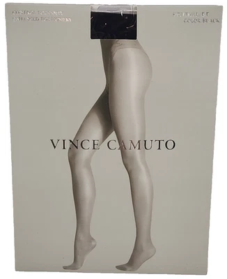 Vince Camuto Control Top Panty Pantyhose Enhanced Toe Hosiery E/F  Black - Image 1 of 4