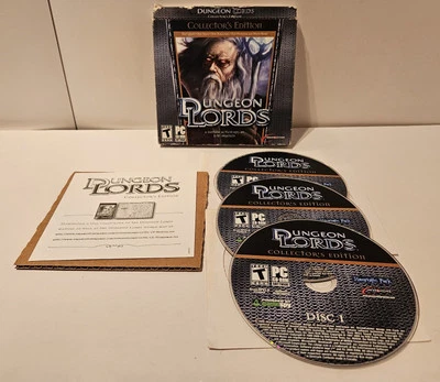 PC Game - Dungeon Lords: Collector's Edition (PC, 2006) With Usable Key  - Image 1 of 4