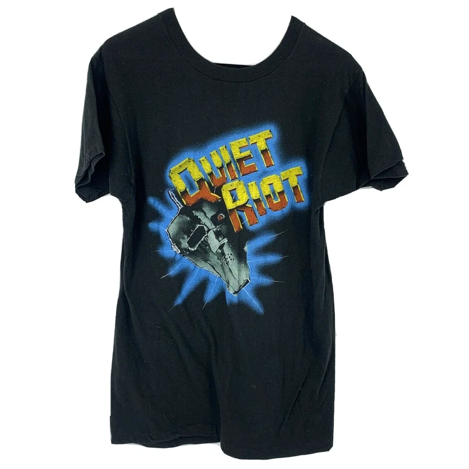 Vintage Quiet Riot 1984 Metal Health Tour T Shirt Screen Stars Large - Image 1 of 4