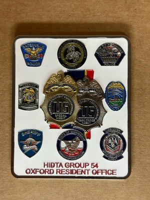 罕见挑战硬币 DEA HIDTA 牛津办公室 OCDETF 药物工作组 54 — 第 1/4 张图片