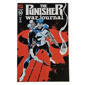 THE PUNISHER WAR JOURNAL #50 Comic Book Marvel 1993 VF+ 8.5 Embossed Cover  - Picture 1 of 4