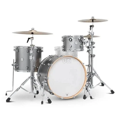 Juego de batería DW diseño edición limitada 3 piezas 22/12/16 titanio satinado Foto 1 de 4