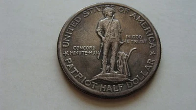 1925 Lexington-Concord Commemorative Half Dollar - Image 1 of 2